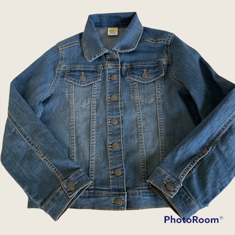 Girls size 7/8 Crazy 8 Jean Jacket with snaps